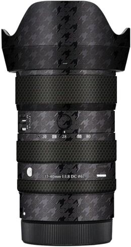 ملصق لاصق للكاميرا من أجل Sigma Art 17-40 مم F1.8 DC RF Mount 3M مادة لاصقة مقاومة للماء واقي عدسة (أسود غير لامع) in Kuwait