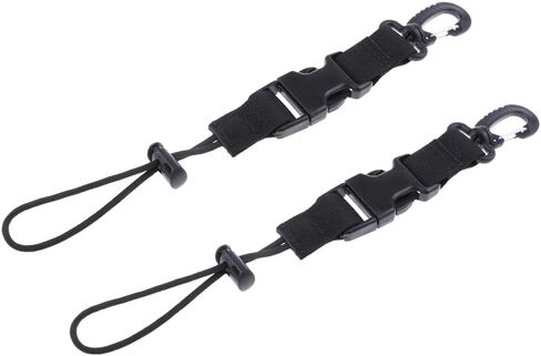 2X Scuba Diving Nylon Lanyard Strap Flashlight Camera Torch Quick Release Buckle Holder Swivel Snap Clip Hook Suitable for Underwater Diving in Saudi Arabia