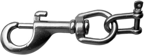 2X Stainless Scuba Diving Light Torch Holder Single End Bolt Snap Clip Shackle in Saudi Arabia