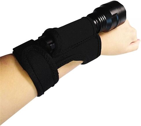 harayaa Diving Flashlight Holder Hand Mount Arm Mount Glove Strap Universal Anti Slip Neoprene with Adjustable Palm Strap Suitable for Scuba Diving in Saudi Arabia