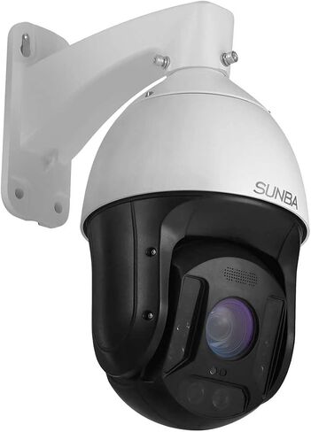 SUNBA High Speed 30X Optical Zoom 5MP IP PoE+ Outdoor PTZ Camera Outdoor, Built-in Mic Security PTZ Dome, 2.4G WiFi Camera, Long Range Infrared Night Vision up to 1000ft (601-D30X-5MP) in Saudi Arabia
