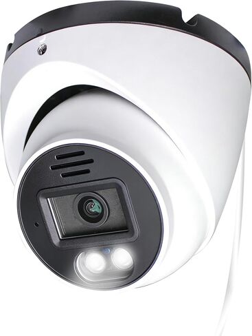 SINIS 4MP PoE Security IP Camera, Color-Vu Full Color Turret Camera Outdoor | Use Alone or With NVR,True Color Night Vision,F1.0 Super Aperture,Human Motion Detect,Metal,Built-in Mic,Up to 512G SD,IP67 in Kuwait