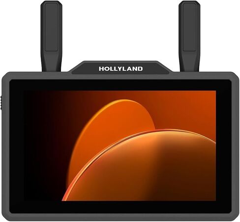 Hollyland Pyro 5 Wireless Video Transmitter and Receiver with 5.5 Inch Camera Field Monitor, 1500nit, 1312 ft, HDMI, SDI, RTMP (Bundle) in Saudi Arabia