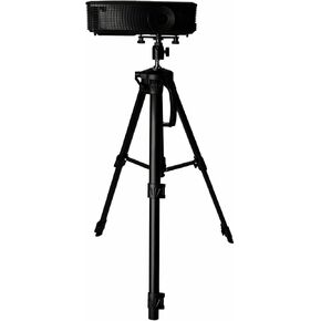 Adjustable Projector Tripod Stand for Golf Simulators | Adjustable 18–45 in height, 360° rotating gimbal, stable tripod base, compatible with short-throw projectors in Kuwait