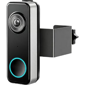 Anti-Theft Doorbell Mount for Wyze Battery Video Doorbell/Duo Cam Video Doorbell, No-Drill Doorbell Camera Mount for Wyze Doorbell Camera, All Metal Door Camera Mount for Home Apartment Rentals in Saudi Arabia