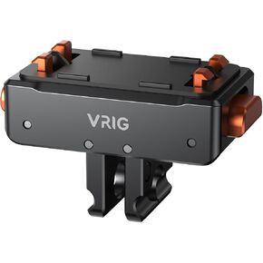 VRIG X5 Magnetic Quick Release Mount for Insta360 Ace Pro2, Aluminum Alloy Mount for Insta360 X5/X4 Air/Ace Pro/Ace with 1/4" Threaded Hole & Foldable 2-Prong Adapter for Tripod Accessories in Saudi Arabia