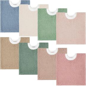Foaincore 3 Pieces Full Coverage Toddler Bibs Pullover Baby Bibs Absorbent Cotton Terry Towel Toddler in Saudi Arabia