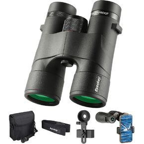 Surge 10x42 Binoculars for Adults, High-Powered Waterproof Binoculars with Phone Adapter - HD Low Light Vision for Wildlife Hunting, Marine Watching, Safari & Outdoor Adventures in Saudi Arabia