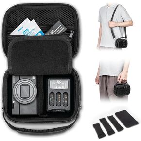 JJC Protective Carrying Case for Insta Mini EVO Liplay,Compact Camera Pouch | Travel Pouch for Fujifilm Fuji Insta Liplay EVO X-E5 X1VI X1V X1F, Hard Camera Storage Bag with Handle Shoulder Strap in Kuwait