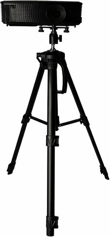 Adjustable Projector Tripod Stand for Golf Simulators | Adjustable 18–45 in height, 360° rotating gimbal, stable tripod base, compatible with short-throw projectors in Kuwait