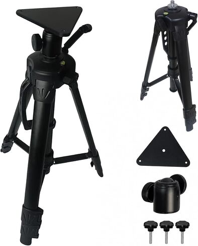 Adjustable Projector Tripod Stand for Golf Simulators | Adjustable 18–45 in height, 360° rotating gimbal, stable tripod base, compatible with short-throw projectors in Kuwait