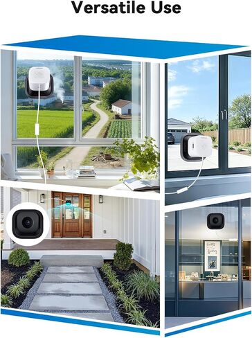 Outinput Window Camera Mount Window Security Camera PC340, Direction 18 Degree, Adhesive Mount (Black) in Saudi Arabia