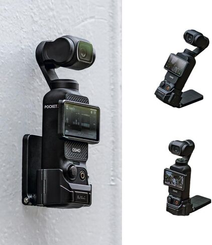 حامل تثبيت مغناطيسي لجيب DJI Osmo Pocket 4، جيب مطور 4/3 حامل كاميرا مغناطيسي حامل توسيع محول تثبيت متوافق مع ملحقات DJI Osmo Pocket 4/3 in Kuwait