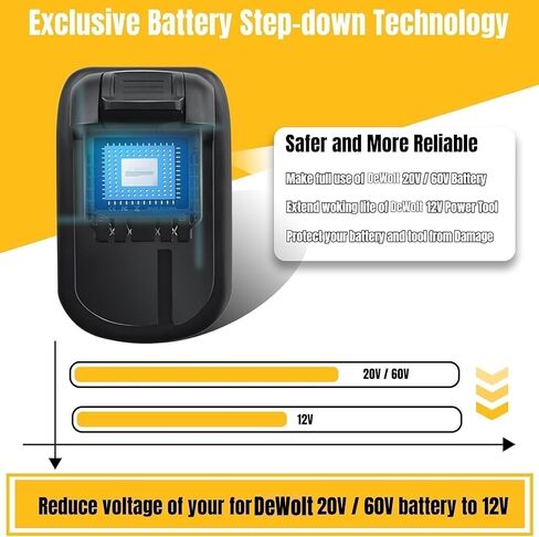 for Dewalt 20V to 12V Adapter Battery,for Dewalt 10.8V 12V Cordless Power Tools in Saudi Arabia