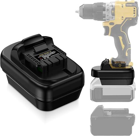 for Dewalt 20V to 12V Adapter Battery,for Dewalt 10.8V 12V Cordless Power Tools in Saudi Arabia