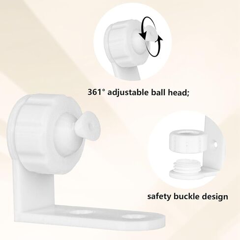 Wall Mount for Philips Hue Motion Sensors, Adjustable Wall and Ceiling Mounts, Sensor Positioning Accessories in Kuwait