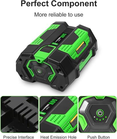 5.0Ah Replacement for EGO 56V Battery Compatible with EGO Power Tools | Long lasting,LED indicator,High performance,Safety protection,ARC design,Compatible with EGO power tools chargers in Saudi Arabia