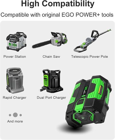 5.0Ah Replacement for EGO 56V Battery Compatible with EGO Power Tools | Long lasting,LED indicator,High performance,Safety protection,ARC design,Compatible with EGO power tools chargers in Saudi Arabia