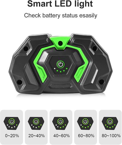 5.0Ah Replacement for EGO 56V Battery Compatible with EGO Power Tools | Long lasting,LED indicator,High performance,Safety protection,ARC design,Compatible with EGO power tools chargers in Saudi Arabia