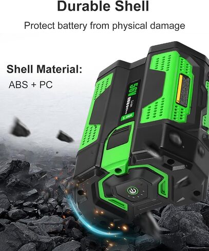 5.0Ah Replacement for EGO 56V Battery Compatible with EGO Power Tools | Long lasting,LED indicator,High performance,Safety protection,ARC design,Compatible with EGO power tools chargers in Saudi Arabia