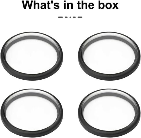 4-Pack Lens Covers for GoPro Max, Protective Lens Guards | Shockproof, Dustproof and Waterproof Lens Covers with Anti-Oil Coating for GoPro Max Cameras in Kuwait