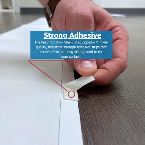 Cardinal Gates PinchNot CSP29 90° Door Finger Pinch Guard, Front & Rear | Front and rear door finger pinch guards fit residential doors opening to 90 degrees. Adhesive installation; no tools. in Saudi Arabia