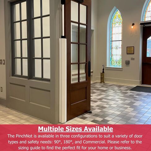 Cardinal Gates PinchNot CSP29 90° Door Finger Pinch Guard, Front & Rear | Front and rear door finger pinch guards fit residential doors opening to 90 degrees. Adhesive installation; no tools. in Saudi Arabia