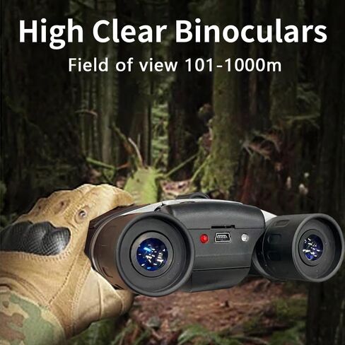 Digital Binoculars with Camera & Video Recording 10x Zoom High Clear CMOS Night Vision Portable Camera Binoculars for Adults in Saudi Arabia