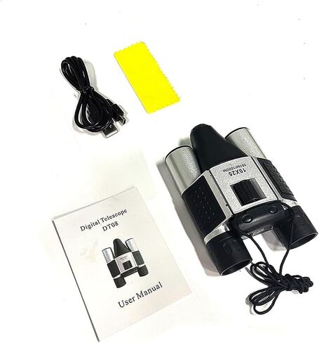 Digital Binoculars with Camera & Video Recording 10x Zoom High Clear CMOS Night Vision Portable Camera Binoculars for Adults in Saudi Arabia