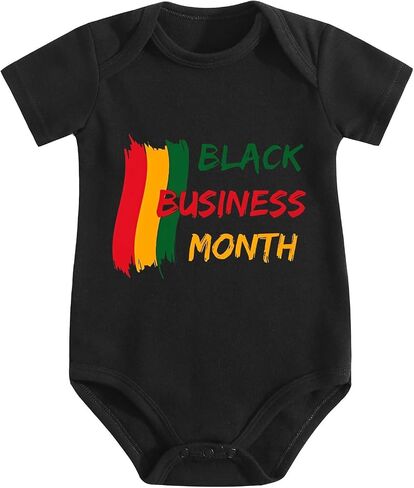 Baby Romper,Black Business Month,Unique Geometric Pattern Breathable Comfortable Fit in Kuwait