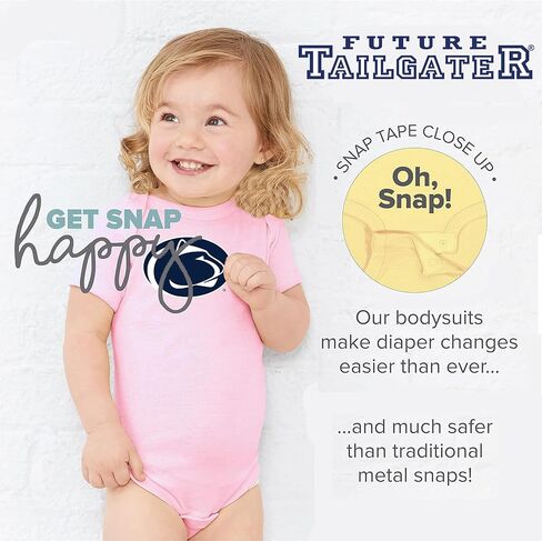 Kansas Jayhawks Collegiate Licensed LOGO Baby Bodysuit in Saudi Arabia