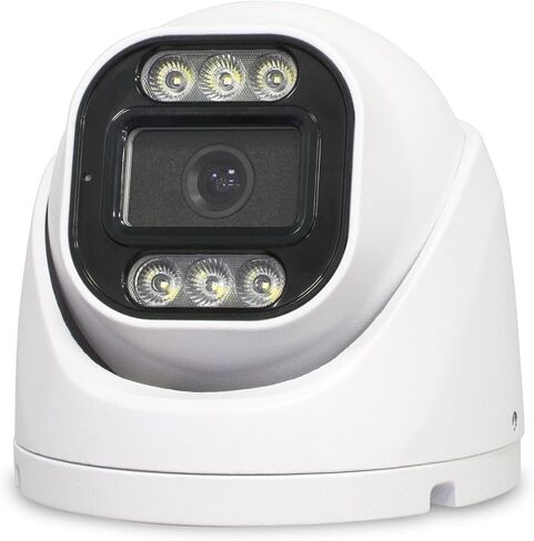 5MP POE IP Security Camera Outdoor for Home Security Outside | Plug & Play, 5MP HD 100ft Color Night Vision, AI Human/Vehicle Detection, IP67 Weatherproof, with Mic/Audio in Saudi Arabia