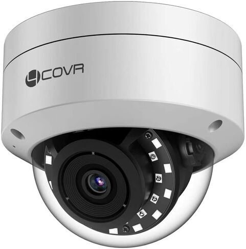 4COVR 6K PoE Security Camera Outdoor, 12MP Wired Surveillance, LY54AXAMA | Dome IP Camera with Mic, IK10 Vandal-Proof IP67, AI Human/Vehicle Detection, 100ft Night Vision, 2.8mm Lens, (NOT PTZ) in Saudi Arabia