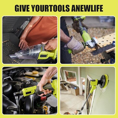P108 7.0Ah 2 قطعة بديلة ليثيوم أيون لبطارية Ryobi 18V | مع مؤشرات LED، متوافقة مع أدوات الطاقة اللاسلكية والشواحن Ryobi 18V in Kuwait