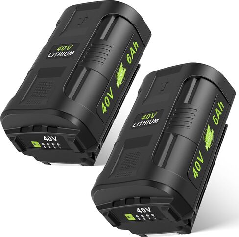 Futurebatt Large Capacity 6.0Ah 40V Battery for Ryobi 40 Volt Power Tools OP4015 OP4026 OP40201 OP4030 OP4040 OP4050 OP40601 etc. Replace for Ryobi 40V Battery in Saudi Arabia
