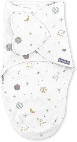 SwaddleMe by Ingenuity Easy Change Baby Swaddle in Size Small/Medium, 0-3 Months, 7-14 Pounds, 3-Pack with Easy Change Zipper -Zebra Botanical in Saudi Arabia