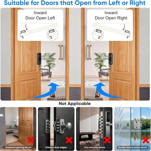 Anti-Theft Doorbell Mount for Wyze Battery Video Doorbell/Duo Cam Video Doorbell, No-Drill Doorbell Camera Mount for Wyze Doorbell Camera, All Metal Door Camera Mount for Home Apartment Rentals in Saudi Arabia