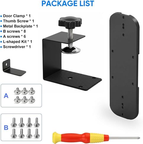 Anti-Theft Doorbell Mount for Wyze Battery Video Doorbell/Duo Cam Video Doorbell, No-Drill Doorbell Camera Mount for Wyze Doorbell Camera, All Metal Door Camera Mount for Home Apartment Rentals in Saudi Arabia