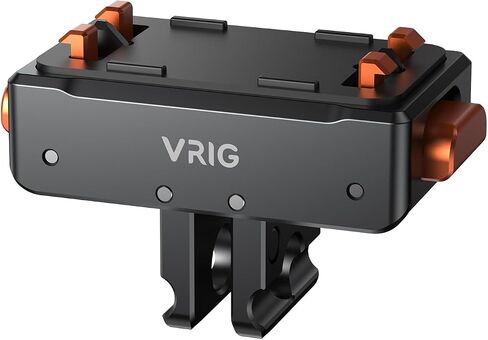 VRIG X5 Magnetic Quick Release Mount for Insta360 Ace Pro2, Aluminum Alloy Mount for Insta360 X5/X4 Air/Ace Pro/Ace with 1/4" Threaded Hole & Foldable 2-Prong Adapter for Tripod Accessories in Saudi Arabia
