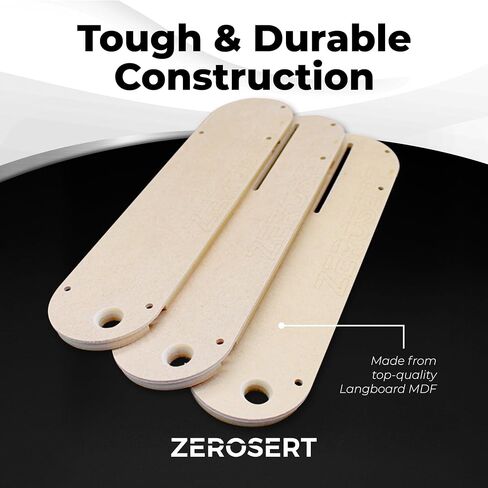 Zero Clearance Table Saw Inserts w/DADO - Delta Compatible - 36-725, 36-725T2, 36-5152, 36-5000, 36-5000T2 Table Saws (3-Pack) in Saudi Arabia