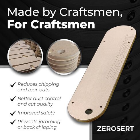 Zero Clearance Table Saw Inserts w/DADO - Delta Compatible - 36-725, 36-725T2, 36-5152, 36-5000, 36-5000T2 Table Saws (3-Pack) in Saudi Arabia