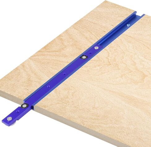 Aluminium 3/4" Miter Bar(300mm) and 2pc 400mm Double-Cut Profile 3/4" Slot T-Track with Predrilled Mounting Holes and Wood Screws,Table Saw Gauge Rod and 30 Type T-Track for Router Tables in Saudi Arabia