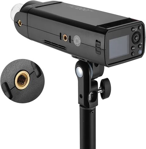 AD-E2 Metal Holder Bracket with 1/4inch Screw for AD100Pro AD200PRO AD300PRO Speedlites Camera Accessories in Saudi Arabia