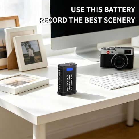 BP-SCL6 Battery Compatible for Leica Q2 Q3 SL2 SL2S Model Number 19 531 | LC-SCL6, BP-SCL6, Upgrade Camera Batteries Capacity 7.2V 2520MAH/18.1Wh Batteries in Saudi Arabia