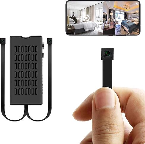 Small Hidden Camera DIY Module - Full HD 1080P Dual Lens - Mini Spy Camera - Tiny Discreet Nanny Cam - Cloud Storage in Kuwait