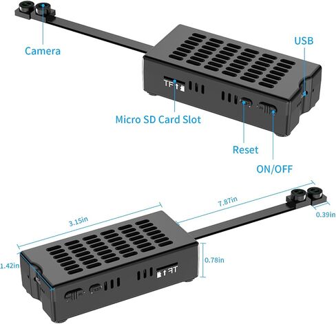 Small Hidden Camera DIY Module - Full HD 1080P Dual Lens - Mini Spy Camera - Tiny Discreet Nanny Cam - Cloud Storage in Kuwait