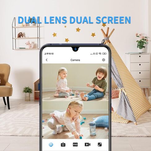 Small Hidden Camera DIY Module - Full HD 1080P Dual Lens - Mini Spy Camera - Tiny Discreet Nanny Cam - Cloud Storage in Kuwait