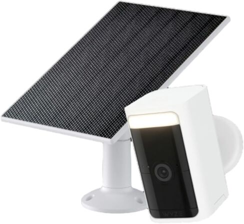 Wyze Battery Cam Pro (2-Pack) & Solar Panel Bundle - 2K HDR Wireless Outdoor/Indoor Security Camera in Saudi Arabia