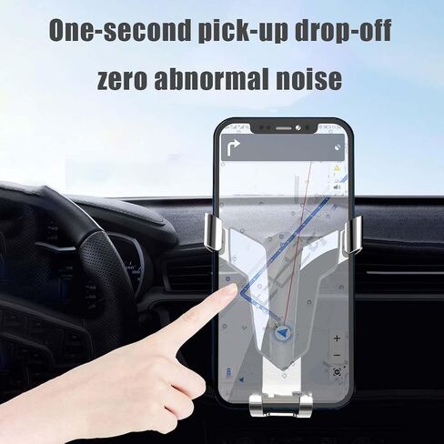 Car Phone Holder for Ford Explorer 2012-2014, Car Phone Holder for Air Vent, One-Click Rotation Car Accessories Ultra-Durable Metal in Kuwait