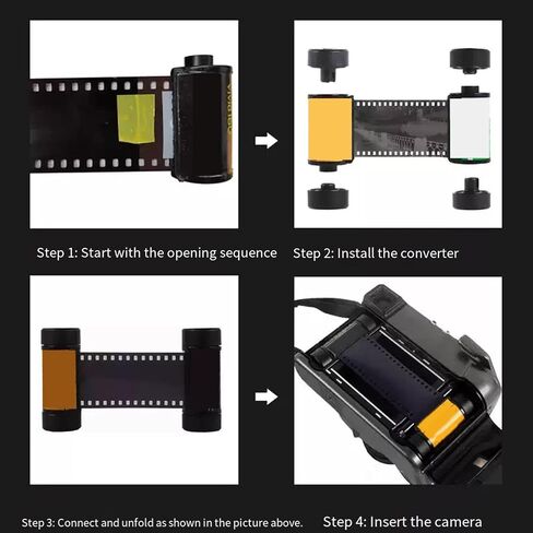 Easy Mount Film Adapter for Converting 135 Film to 120 Format in Photography Cameras with Secure Design in Saudi Arabia